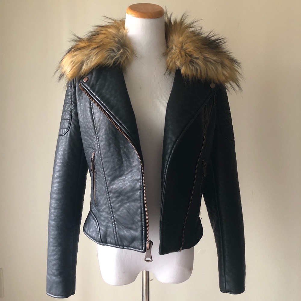 🔸Marc New York Vanessa Faux Leather Jacket 🔸